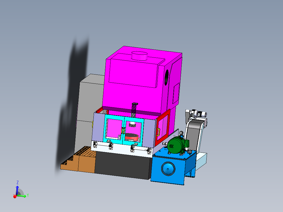 完整盘齿插齿机模型设计资料