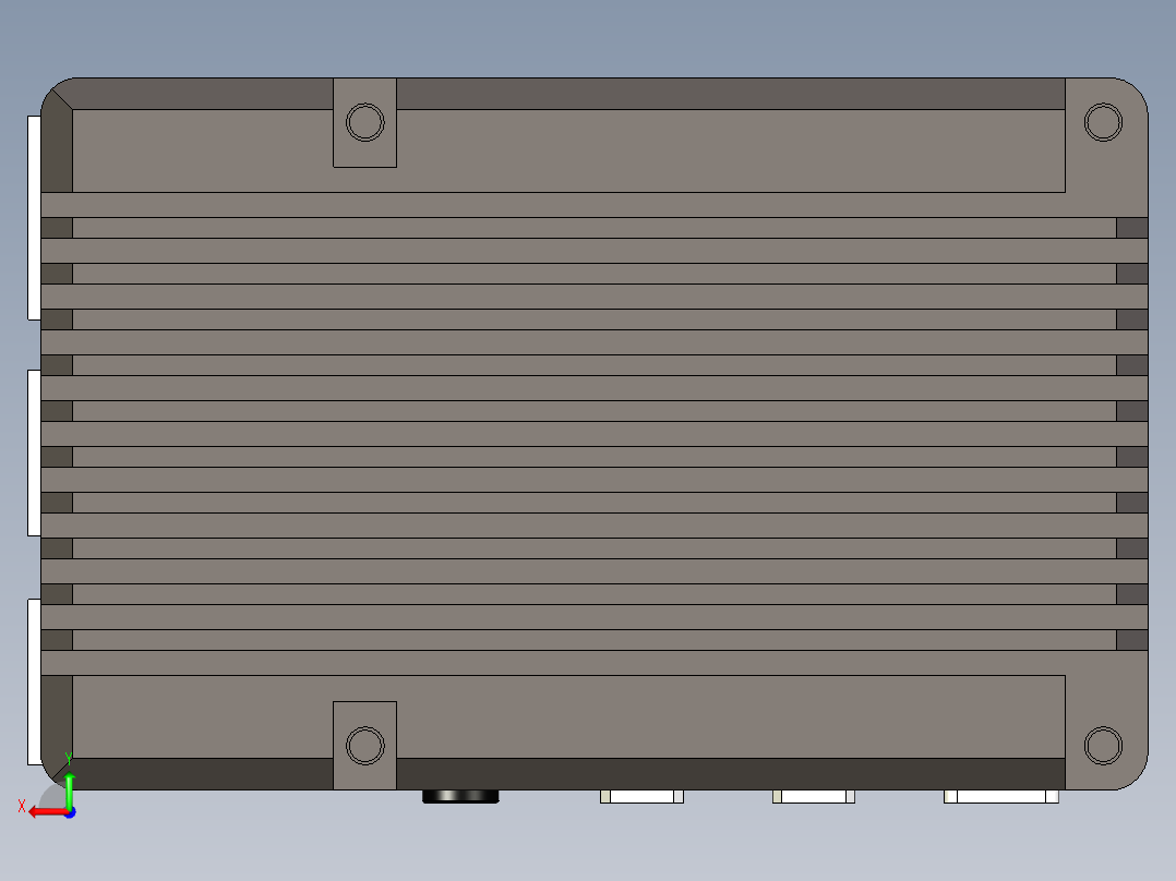树莓派4升级散热组件后视图