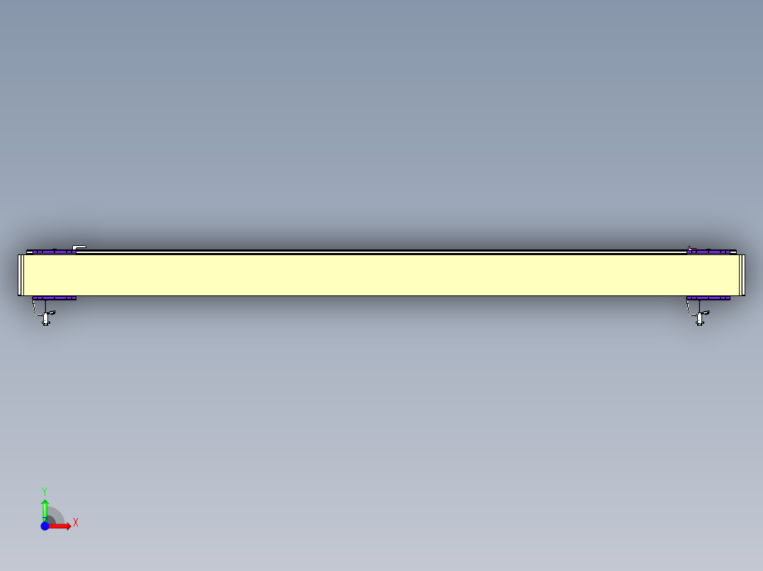 威洛博VL系列3d模型模组2VL17E2Y-S2500前视图