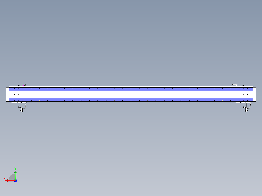 威洛博VL系列3d模型模组2VL17E2Y-S2500后视图