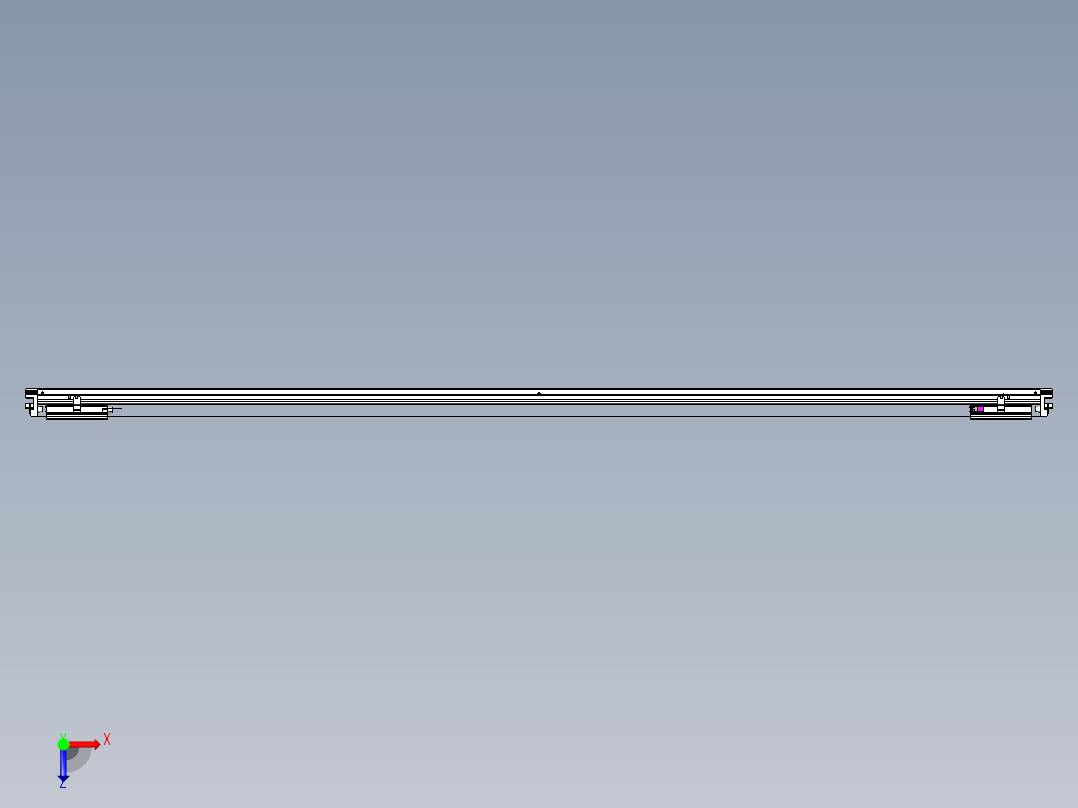 威洛博VL系列3d模型模组2VL17E2Y-S2500俯视图
