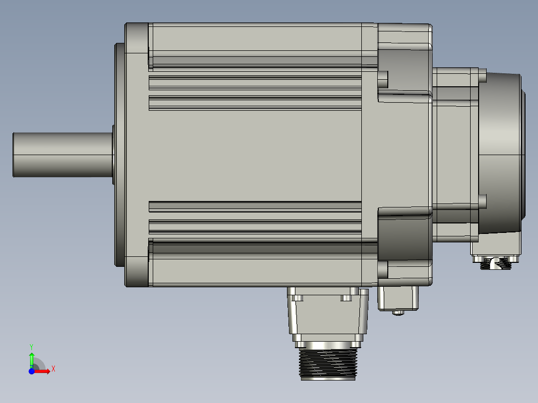 电机MS6G-130TL15BZ2-41P5前视图