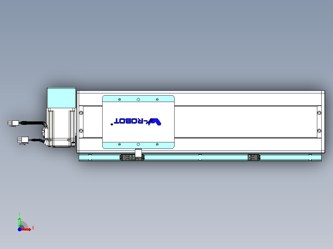 威洛博VBC同步带传动一无尘环境VBC14-L45-S250-BRU-ZP40-C3前视图