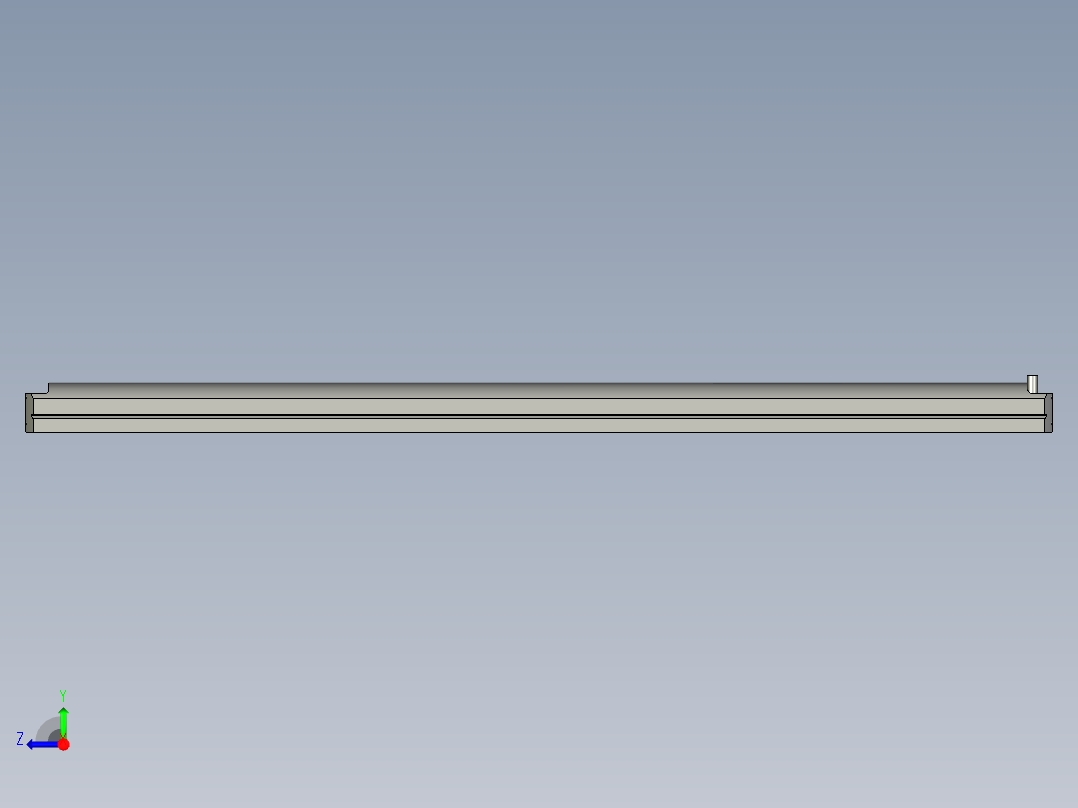 基恩士SL-C28H_kc图纸模型右视图