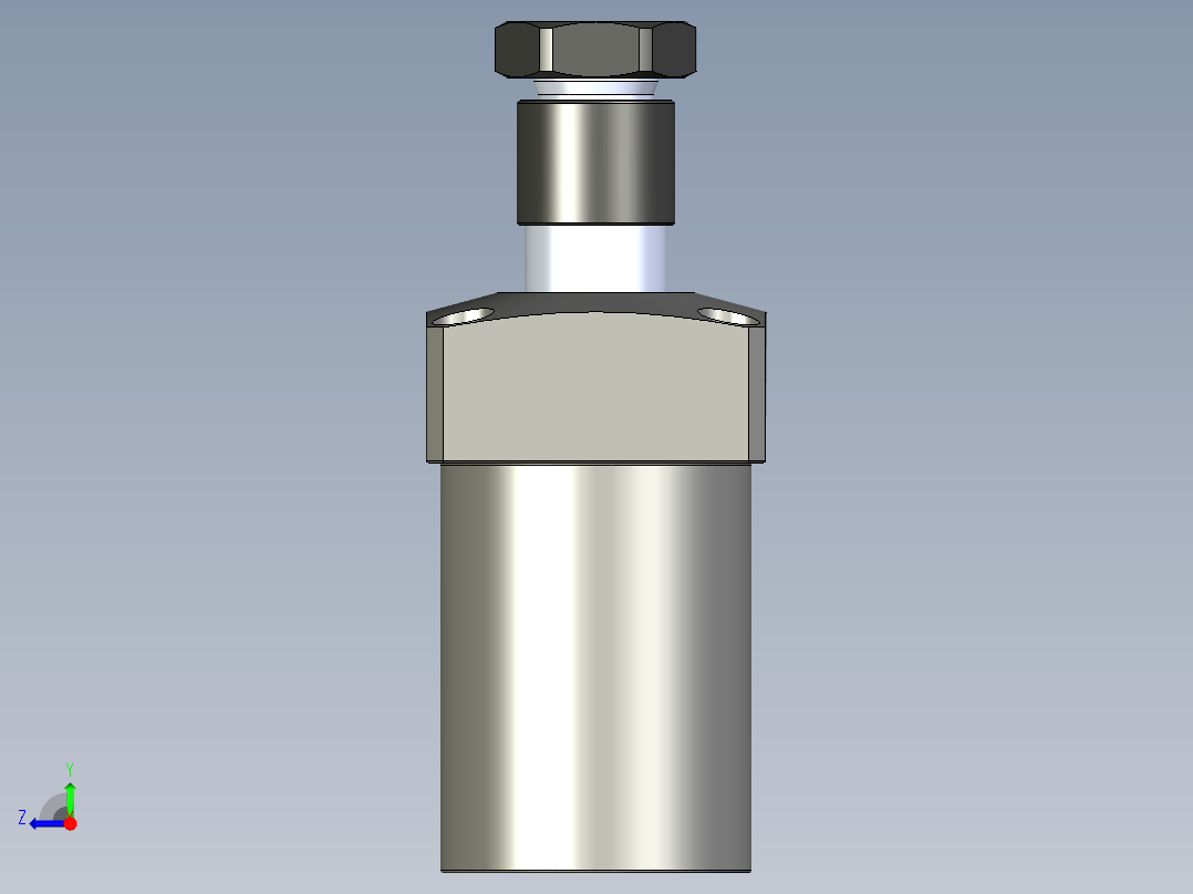 KOSMEKLHS0550-CL-Y60多系列多零件图纸模型右视图