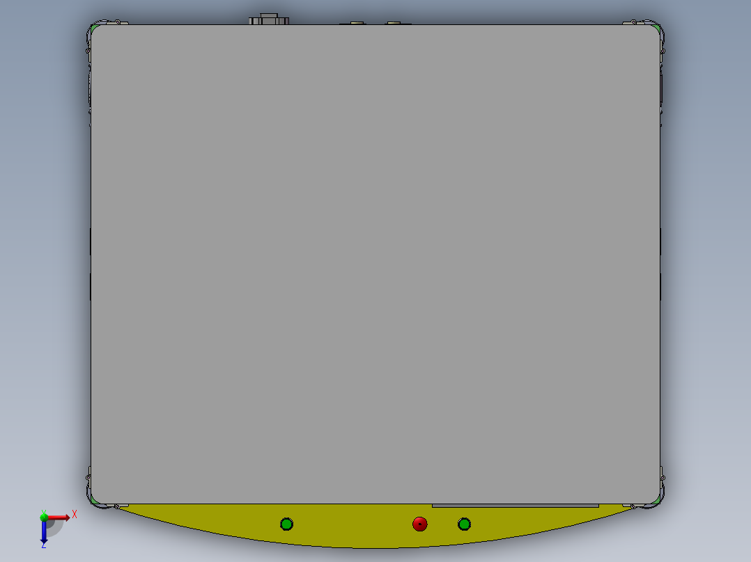 全自动贴标机_贴标签设备俯视图