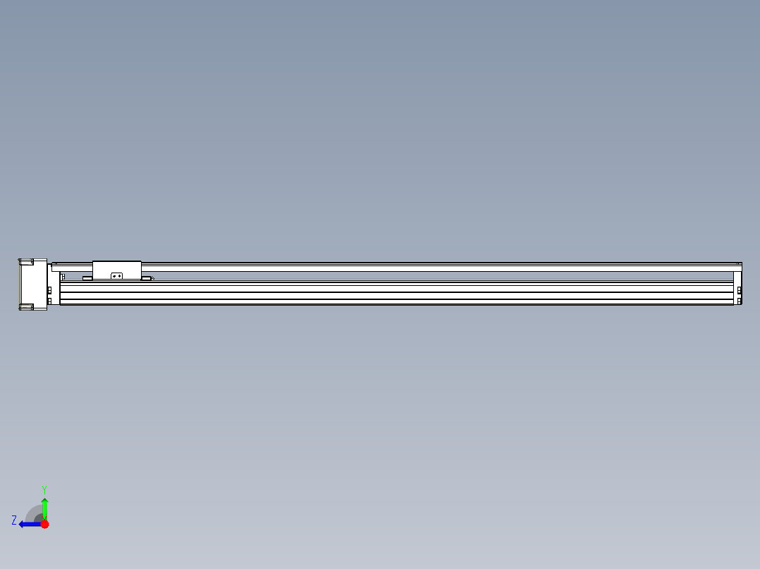 TPA-KNR-86E-1610C-L900A1-ML-BJ86-N3线性模块铝制底座右视图