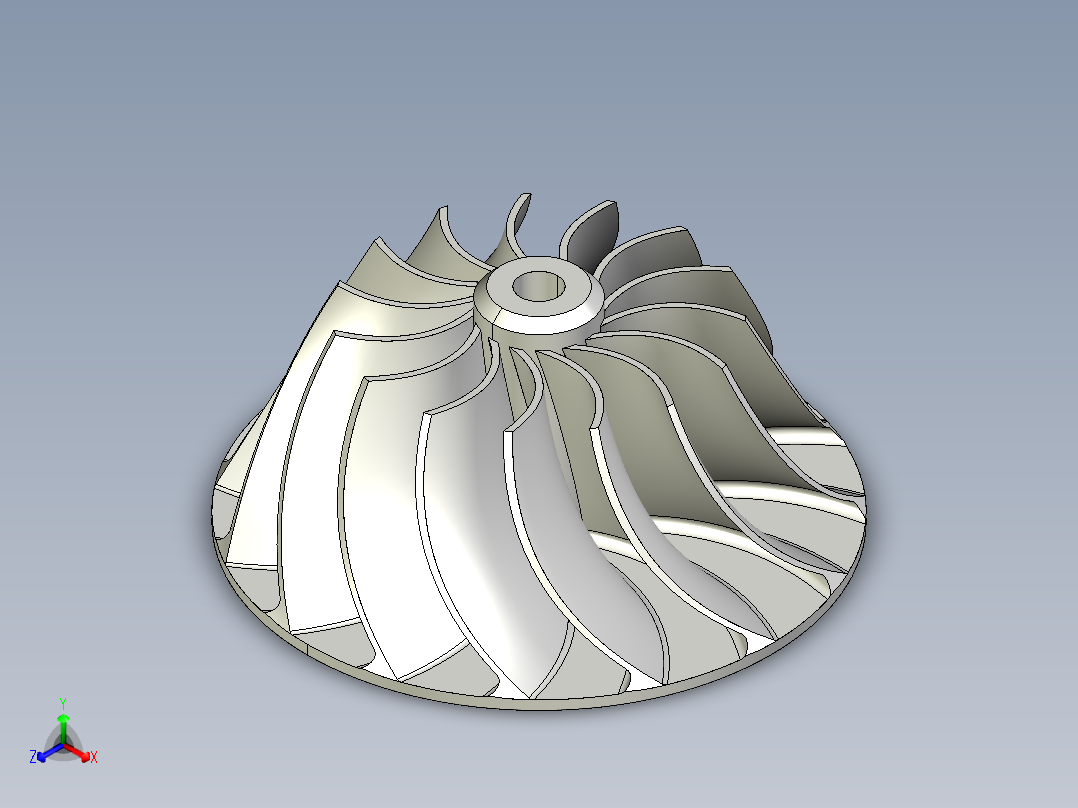 solidworks 压缩机<span style='color: red'>和</span>涡轮<span style='color: red'>机车</span>轮