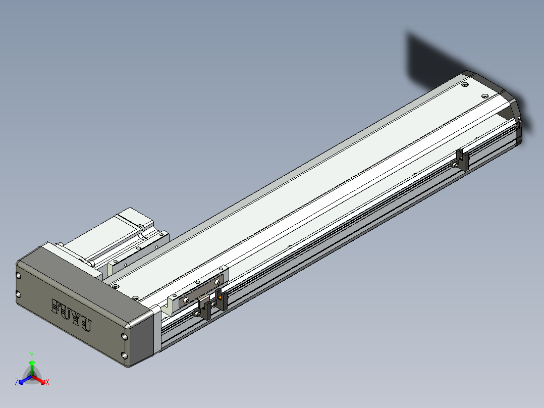模组FTH10-L10-400-BR-T40-C4正等轴测图