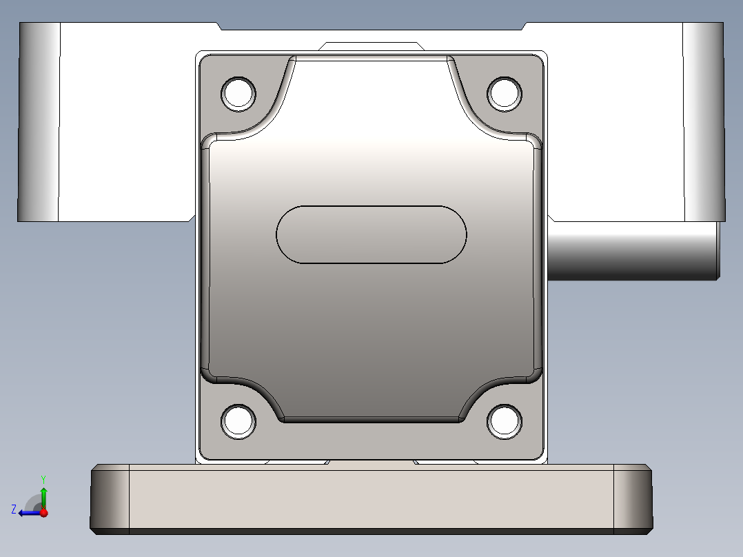 LH4572模组3D滑轨三维SW右视图