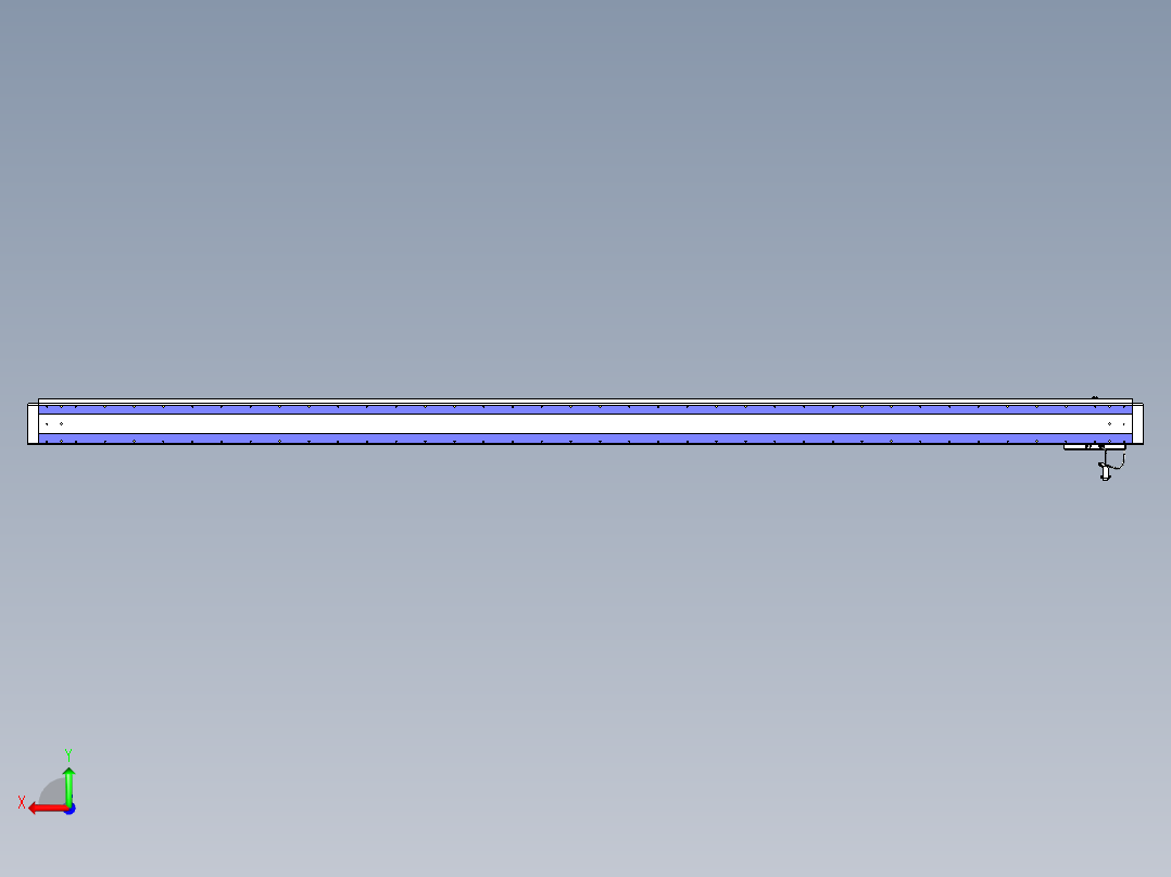 威洛博VL系列直线电机模组-VL14S3-S3500后视图