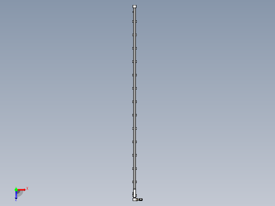 同步带滑台-欧规B8-L176-S5400-L-ZP40-D3-N5俯视图