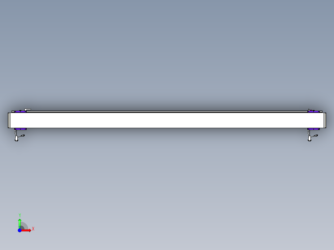 威洛博VL系列直线电机模组-2VL14S1-S2550前视图