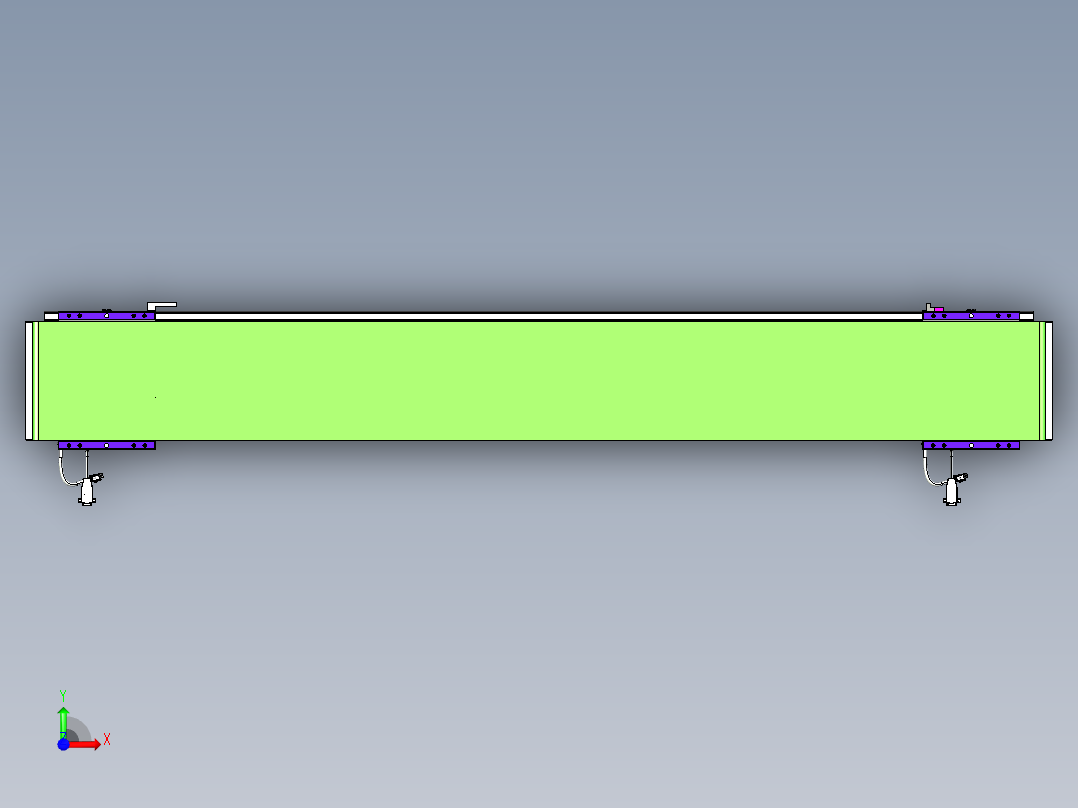威洛博VL系列3d模型模组2VL22H2Y-S1400前视图