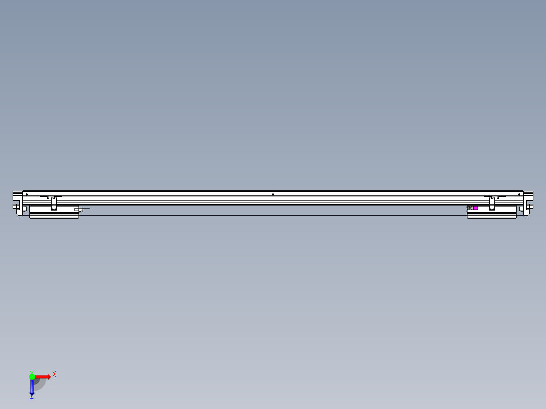 威洛博VL系列3d模型模组2VL22H2Y-S1400俯视图