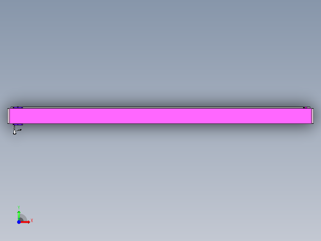 威洛博VL系列直线电机模组-VL17E1-S3200前视图