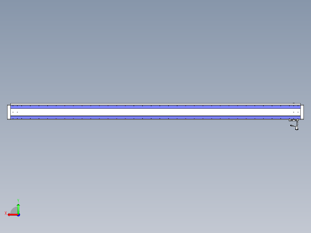 威洛博VL系列直线电机模组-VL17E1-S3200后视图