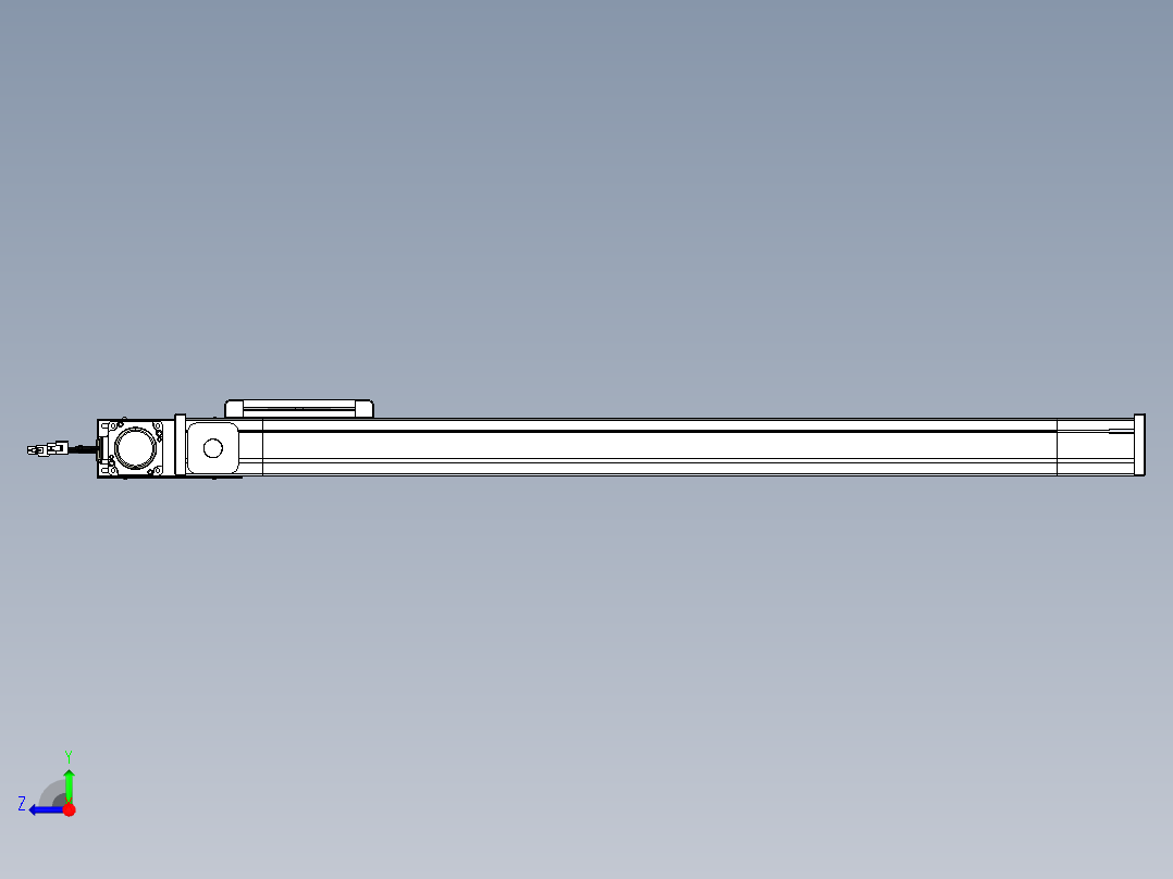 威洛博LB.GB同步带传动--欧规系列LB6A-L65-S800-BR右视图