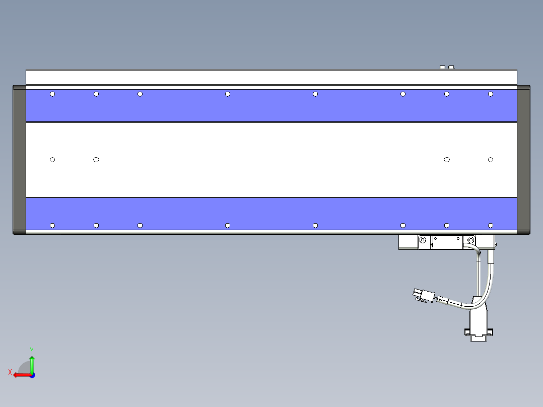 威洛博VL系列3d模型模组VL17E1Y-S400后视图