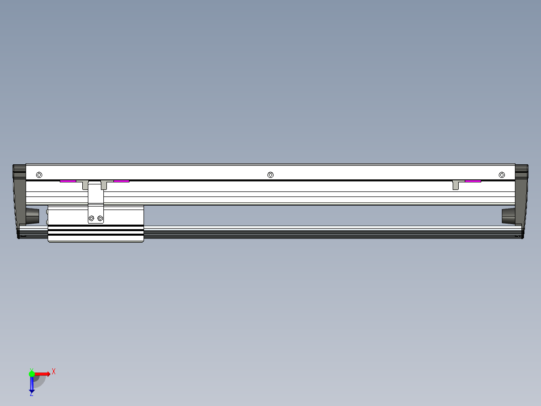 威洛博VL系列3d模型模组VL17E1Y-S400俯视图