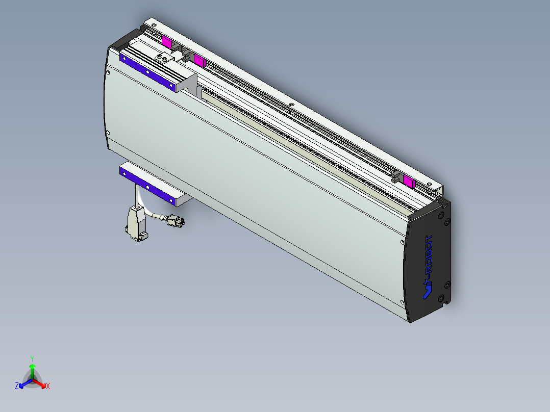 威洛博VL系列3d模型模组VL17E1Y-S400正等轴测图