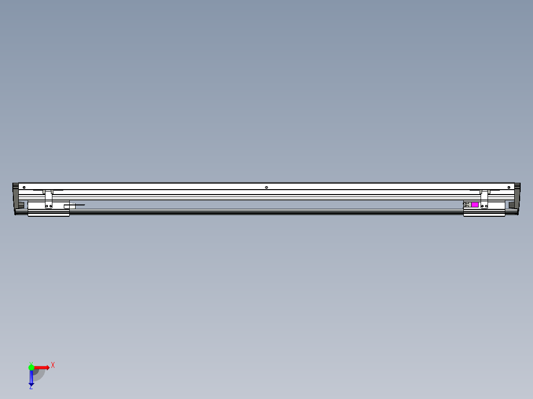 威洛博VL系列直线电机模组-2VL17E1-S1000俯视图