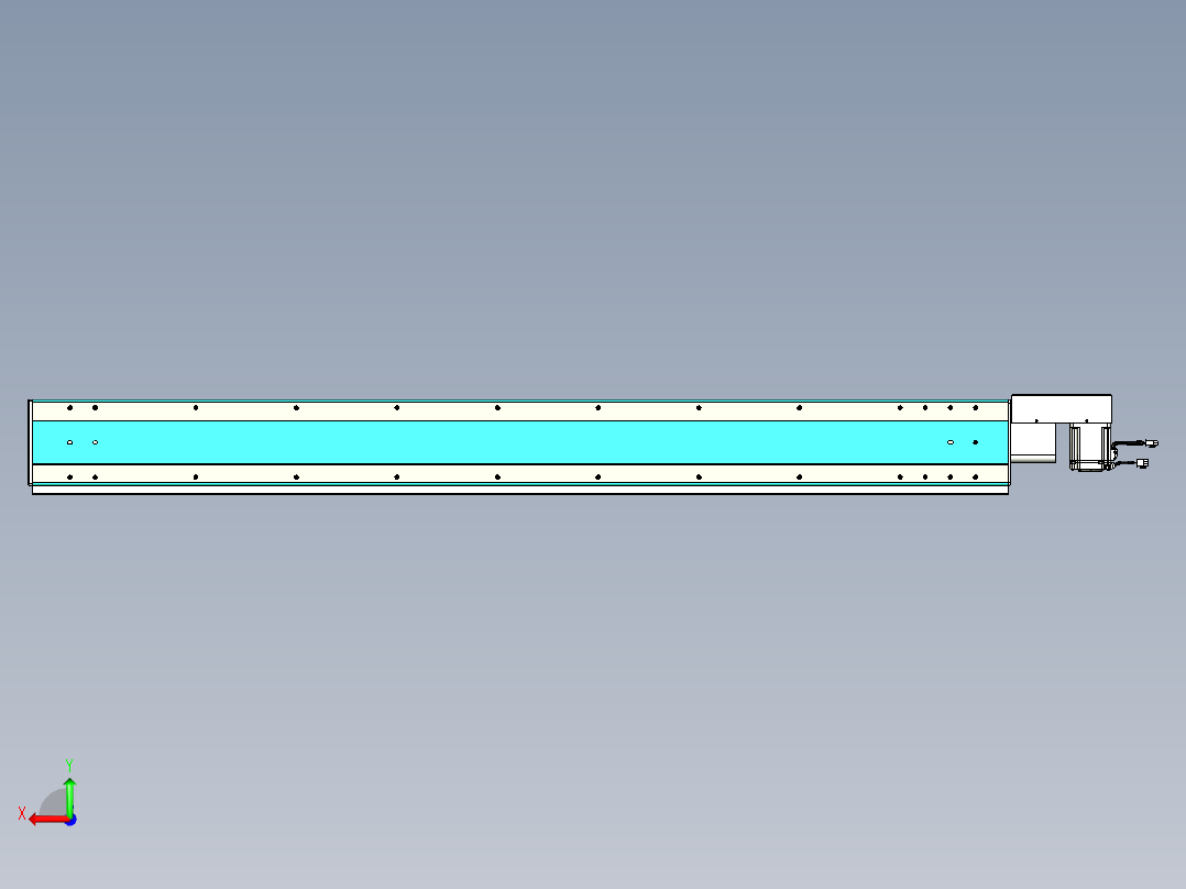 威洛博VBC同步带传动一无尘环境VBC17-L45-S1650-BR-ZP75-C3后视图