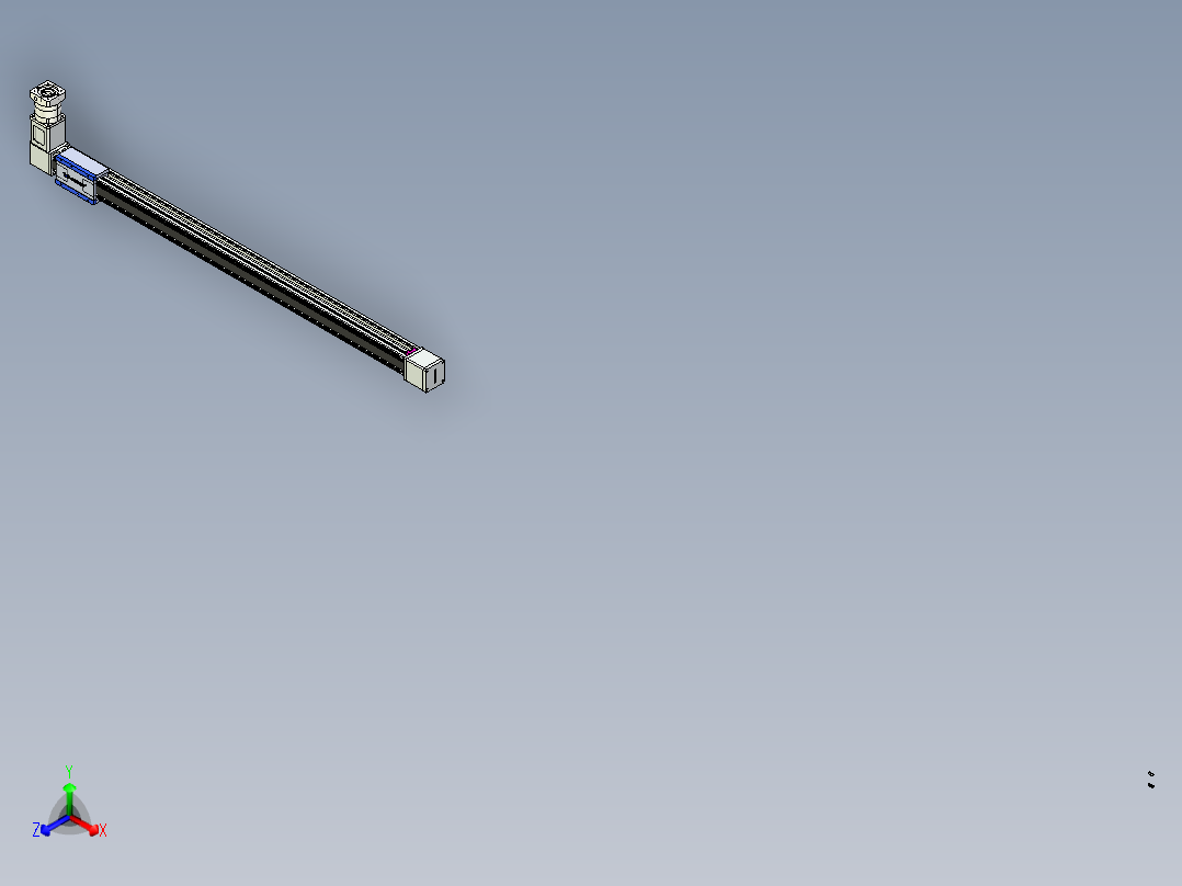 威洛博LB.GB同步带传动--欧规系列GB8-L192-S1450-BR-P75-K正等轴测图