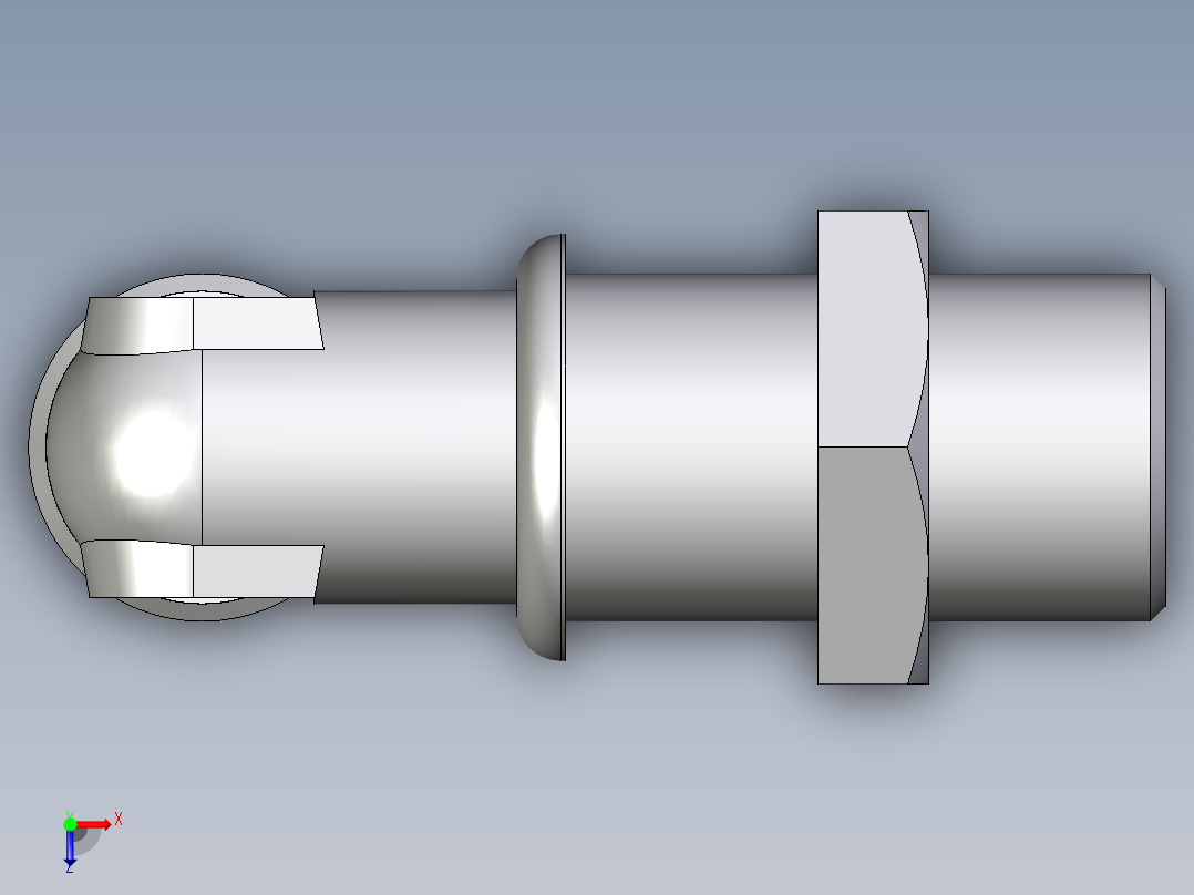 卡套式工业通用硬管接头EO_Bulkhead_elbow_WSV15LOMDCF俯视图