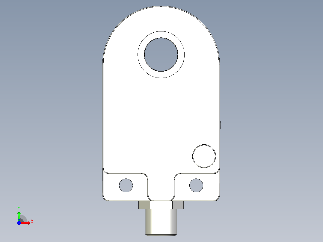 接近传感器PS08_CA_J前视图
