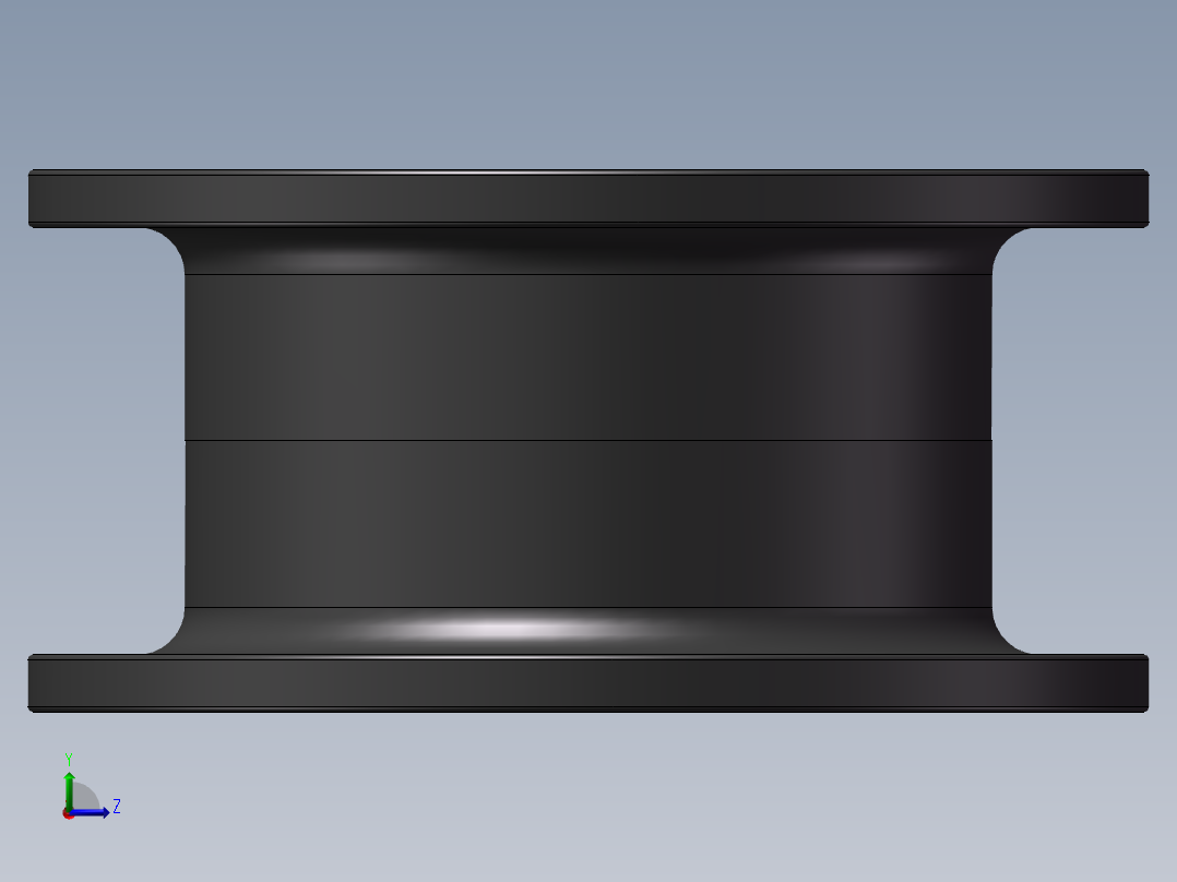 链板被动轮左视图