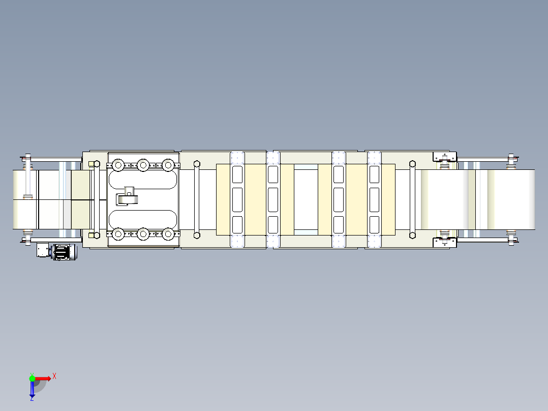 灭菌医疗制袋机x_t俯视图