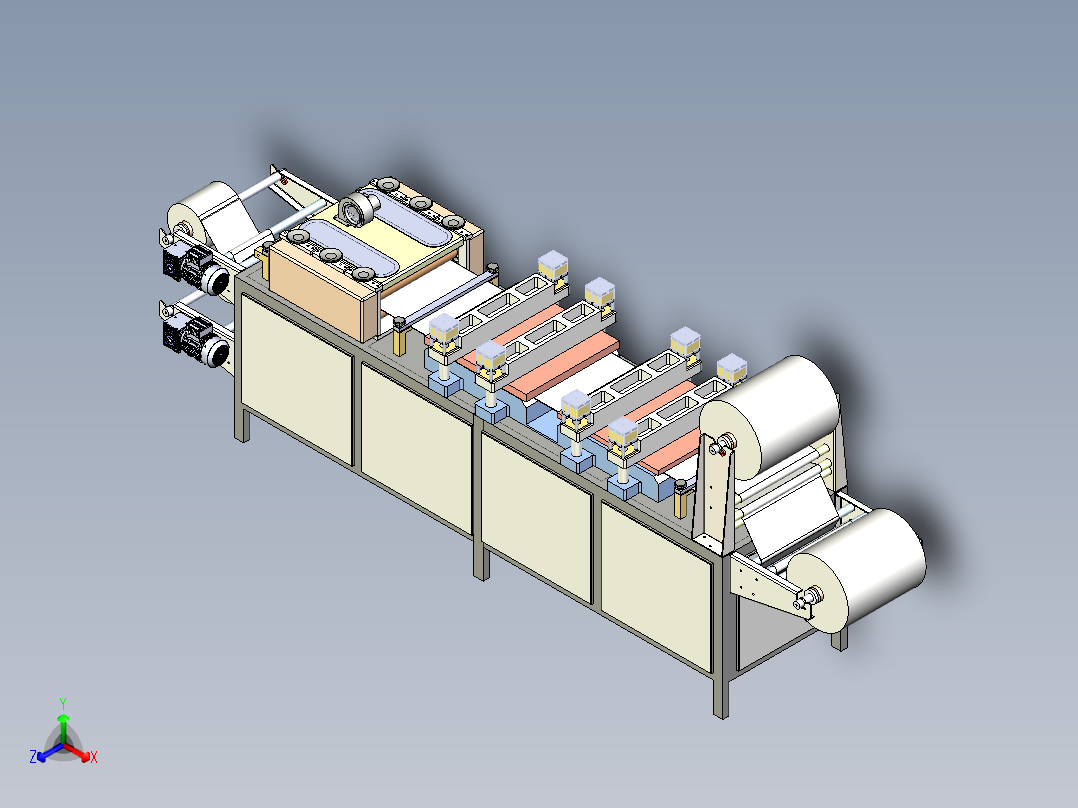 灭菌医疗制袋机x_t正等轴测图