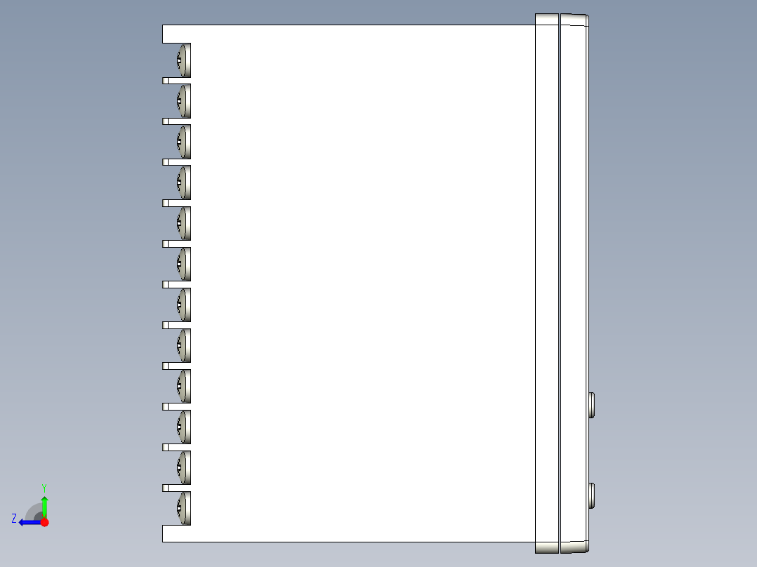 通用温度控制器右视图