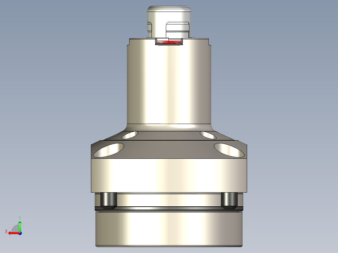 KOSMEKSFA3000-M2A-160-H55多系列多零件图纸模型多系列多零件图纸模型后视图
