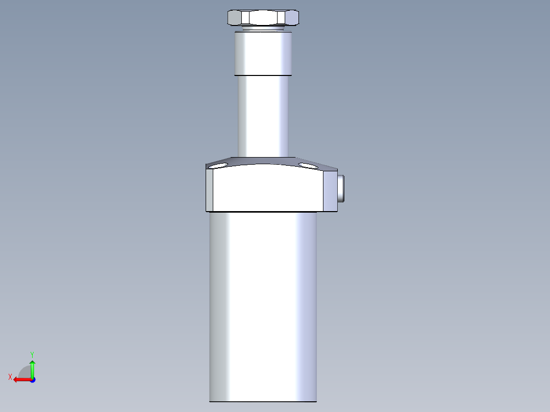 KOSMEKLHA0750-CR-Q40多系列多零件图纸模型后视图