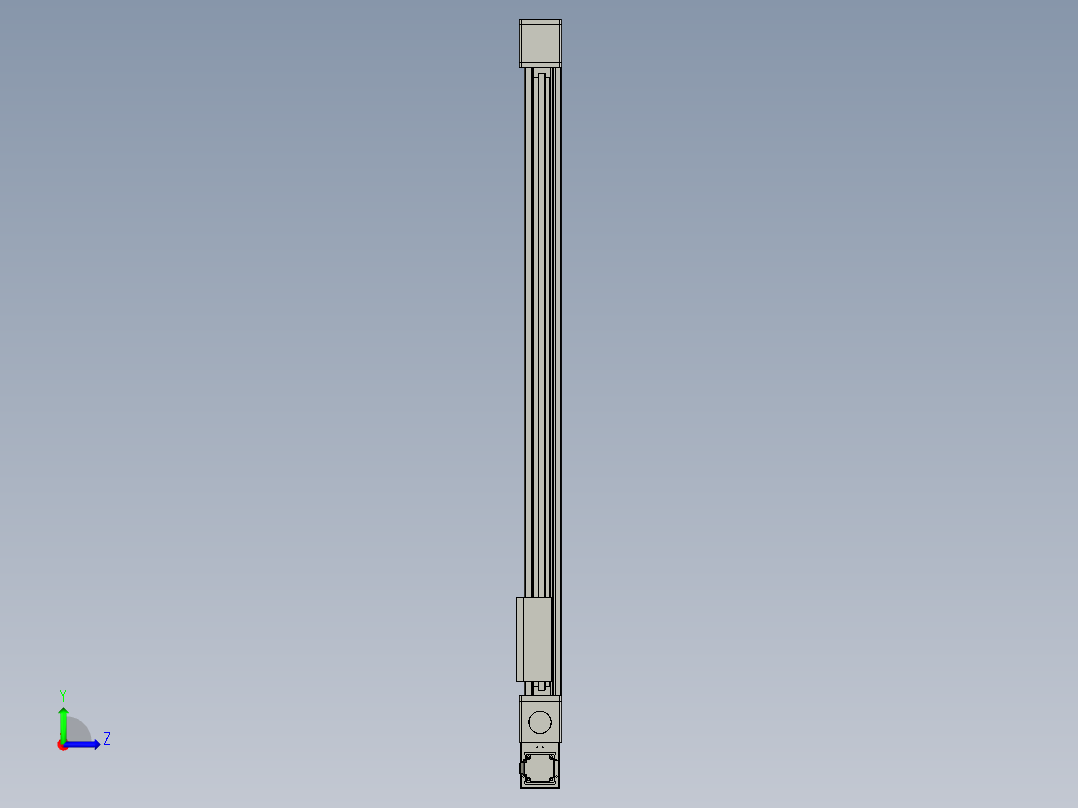 欧规系列-GB8-L96-S1100-BR-P40-MS3左视图