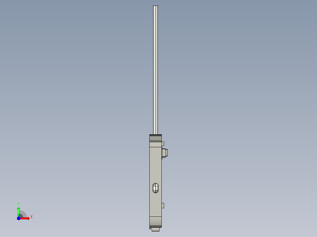 基恩士ES-M2_kc图纸模型前视图