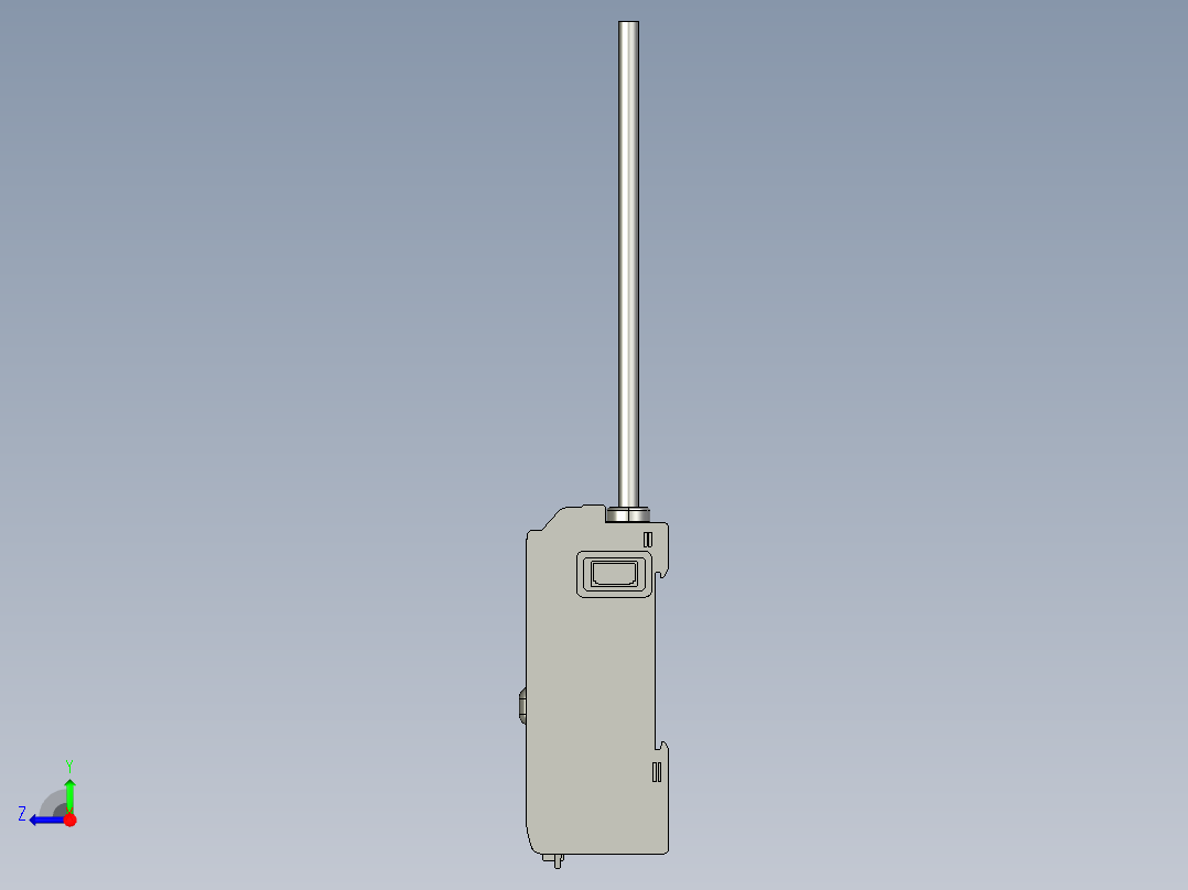 基恩士ES-M2_kc图纸模型右视图