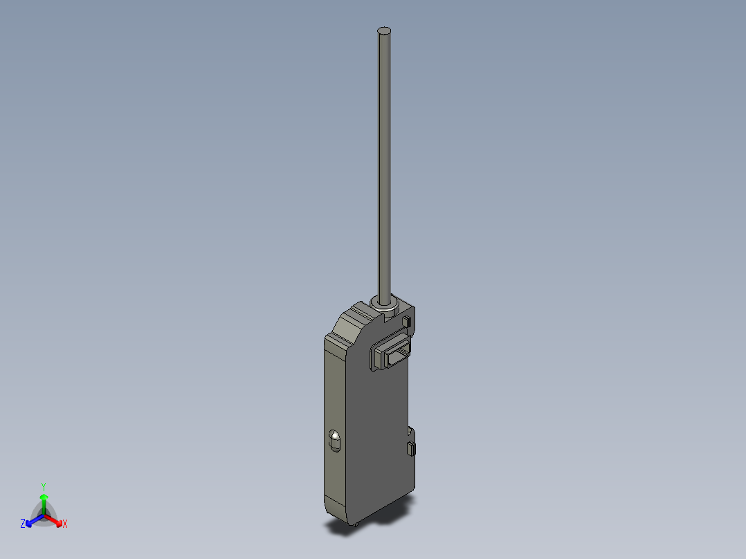 基恩士ES-M2_kc图纸模型正等轴测图