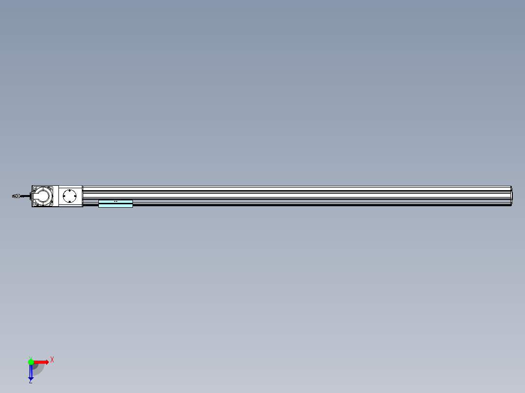 威洛博VBF同步带传动一般环境VBF14-L45-S1450-BL-ZP75-C3俯视图