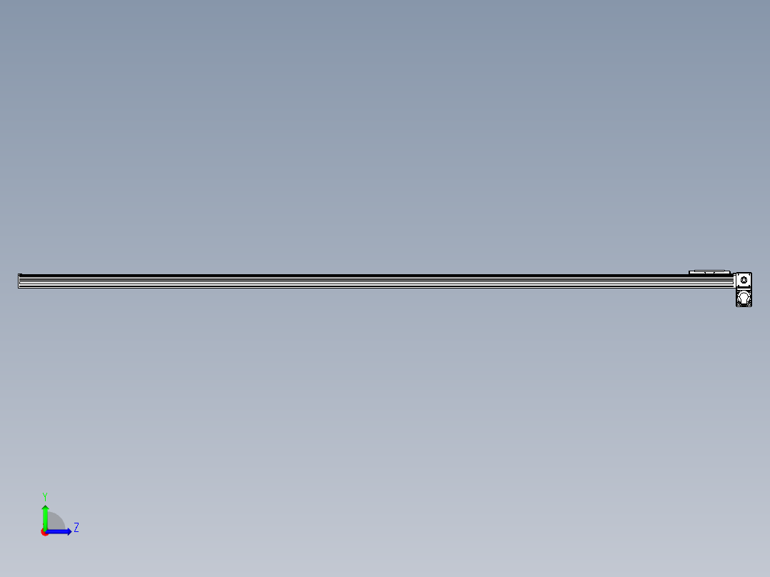 同步带全封闭直线模组TPA-HCB-14D-120-L2900-RP-C-P40-N3左视图