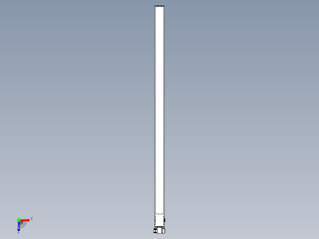 同步带全封闭直线模组TPA-HCB-14D-120-L2900-RP-C-P40-N3俯视图