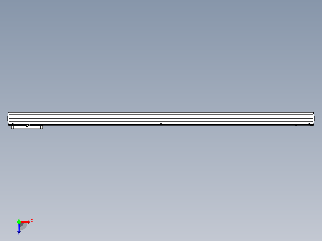 威洛博LC系列3d模型模组LC22H2Y-S1800俯视图