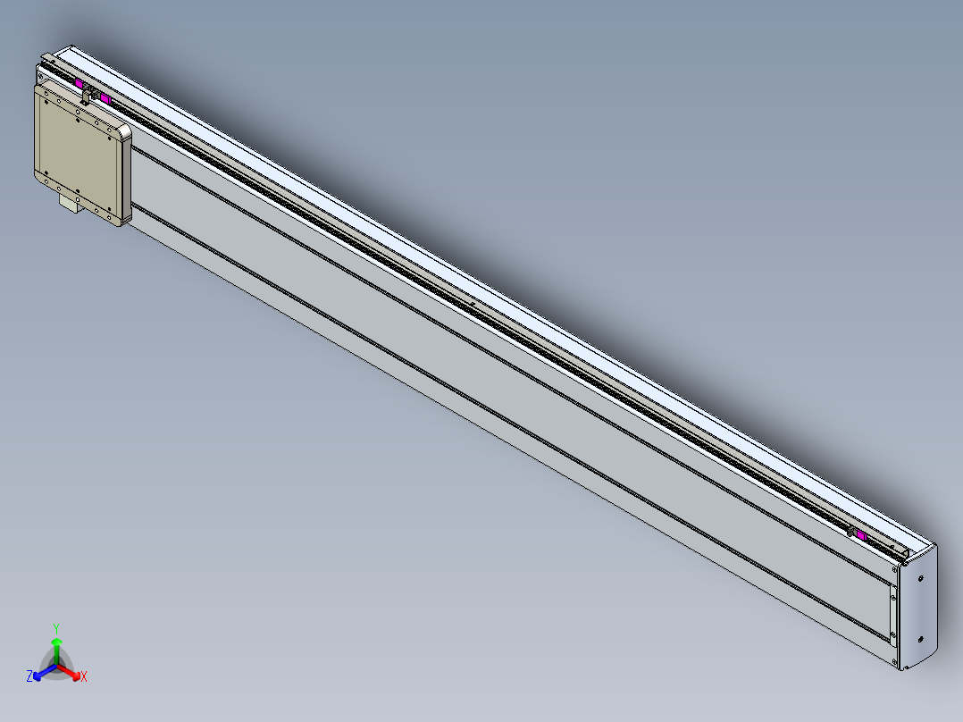 威洛博LC系列3d模型模组LC22H2Y-S1800正等轴测图