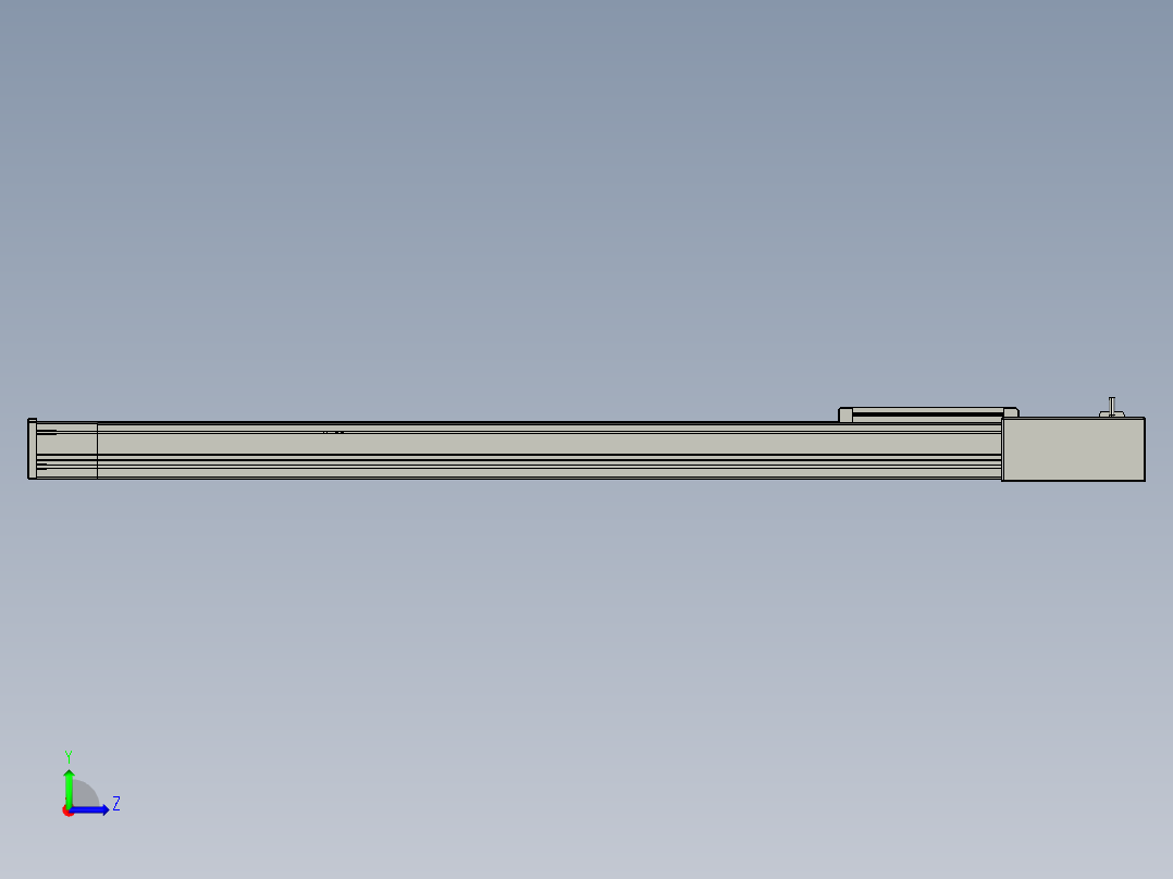 欧规系列-LB8-L75-S1050-BR-ZP75-C3左视图