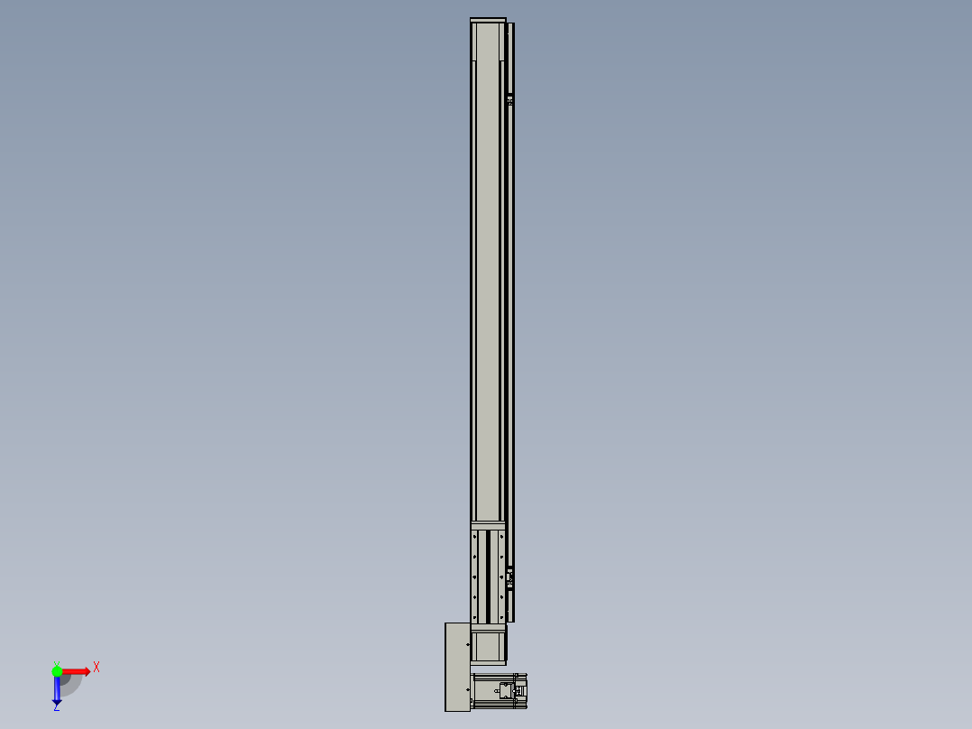 欧规系列-LB8-L75-S1050-BR-ZP75-C3俯视图