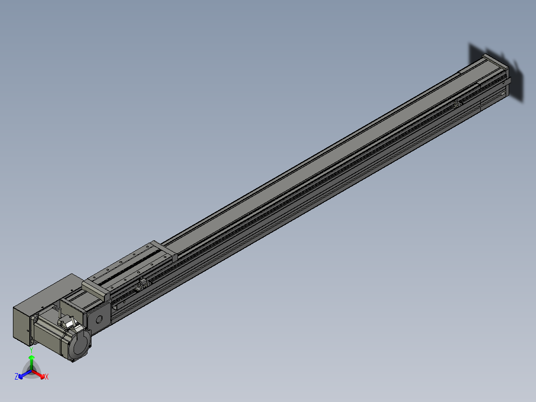 欧规系列-LB8-L75-S1050-BR-ZP75-C3正等轴测图