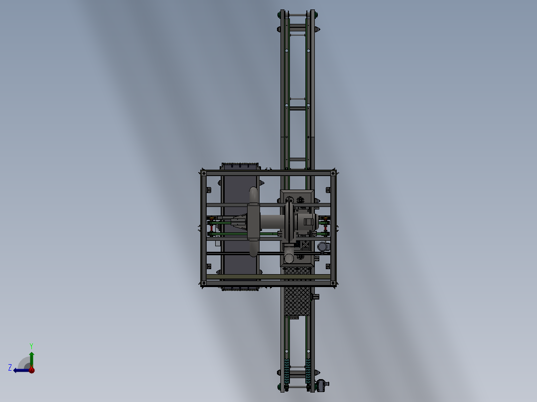 蛋糕脱模机sw18可编辑右视图