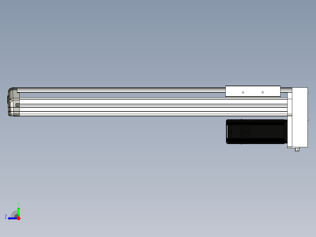 Toyo东佑达直线模组-ETH14-500-BM-400W+煞車右视图